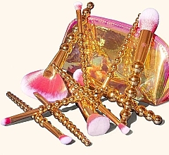 Make-up Pinselset 10-tlg. mit Kosmetiktasche - BH Cosmetics Doja Cat Set of 10 Brushes + Bag — Bild N2