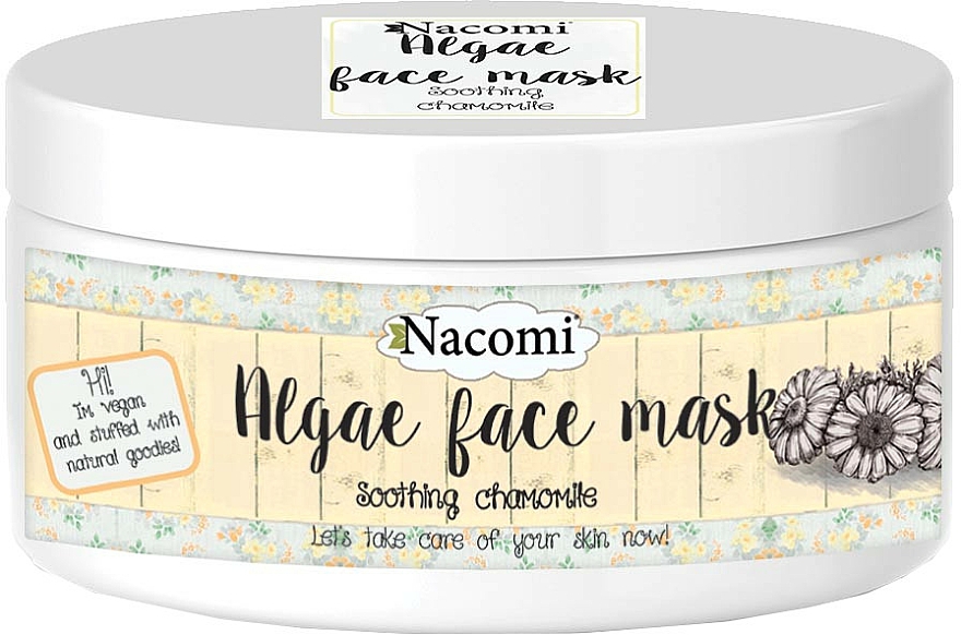 Alginat-Gesichtsmaske "Kamille" - Nacomi Professional Face Mask — Bild N1