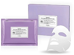 Feuchtigkeitsspendende Tuchmaske für das Gesicht mit hydrolysiertem Kollagen und Hyaluronsäure - Dr. Althea Premium Squalane Silk Mask — Bild N1