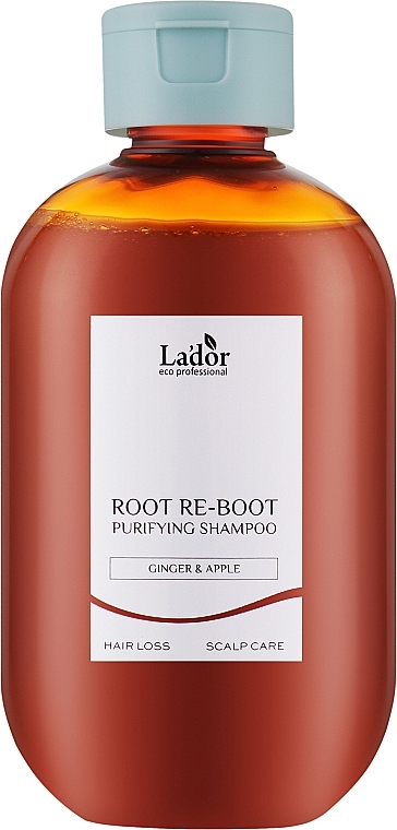 Haarshampoo Apfel und Ingwer - La'dor Root Re-Boot Purifying Shampoo Ginger & Apple — Bild N1