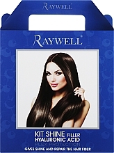 Haarpflegeset - Raywell Shine Filler Kit (Shampoo 150ml + Maske 150ml + Serum 80ml)  — Bild N2