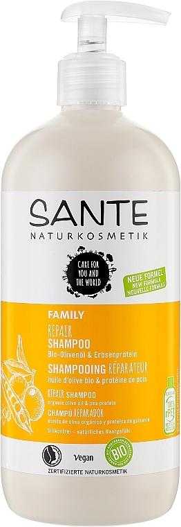 Shampoo mit Olivenöl und Erbsenprotein - Sante Olive Oil & Pea Protein Repair Shampoo — Bild N3