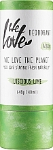 Düfte, Parfümerie und Kosmetik Deostick - We Love The Planet luscious lime Deodorant