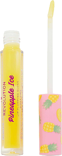 Lipgloss für mehr Volumen - I Heart Revolution Tasty Pineapple Ice Plumping Lip Gloss — Bild N2