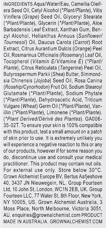 GESCHENK! Parfümierte Körpercreme - Grown Alchemist Body Cream Mandarin & Rosemary Leaf  — Bild N3