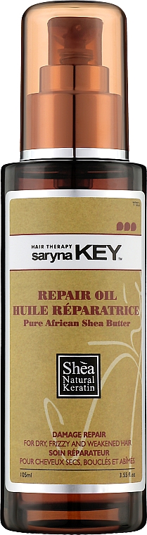 Reines Sheaöl für strapaziertes Haar - Saryna Key Damage Repair Pure African Shea Oil — Bild N1