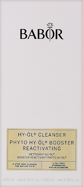 Set - Babor Cleansing HY-ÖL & Phyto HY-ÖL Booster Reactivating Set (oil/200ml + cleanser/100ml) — Bild N1