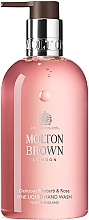 Düfte, Parfümerie und Kosmetik Molton Brown Rhubarb & Rose Hand Wash - Flüssiges Handwaschgel mit Rhabarber- und Rosenduft