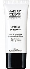 Düfte, Parfümerie und Kosmetik Feuchtigkeitsspendender Gesichtsprimer LSF 50 - Make Up For Ever UV Prime SPF 50/PA Daily Protective Make-up Primer