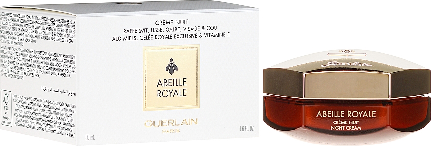 Anti-Falten Nachtcreme mit Honig und Vitamin E - Guerlain Abeille Royale Night Cream Firms Smoothes Redefines — Bild N1