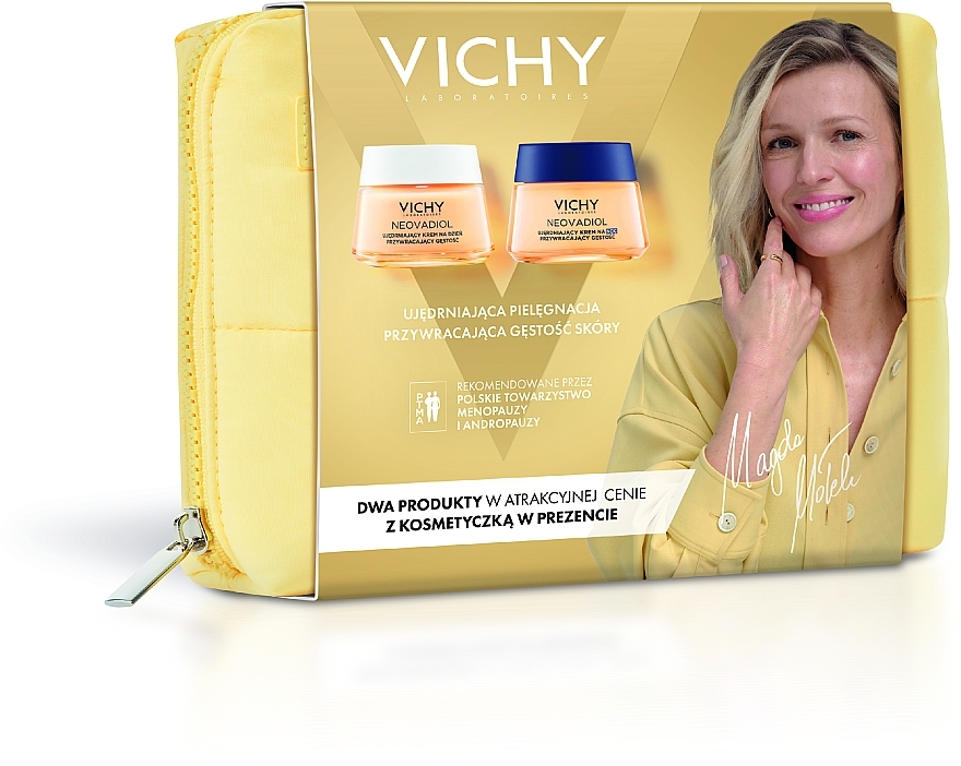 Gesichtspflegeset - Vichy Neovadiol (Tagescreme 50ml + Nachtcreme 50ml + Kosmetiktasche)  — Bild N1