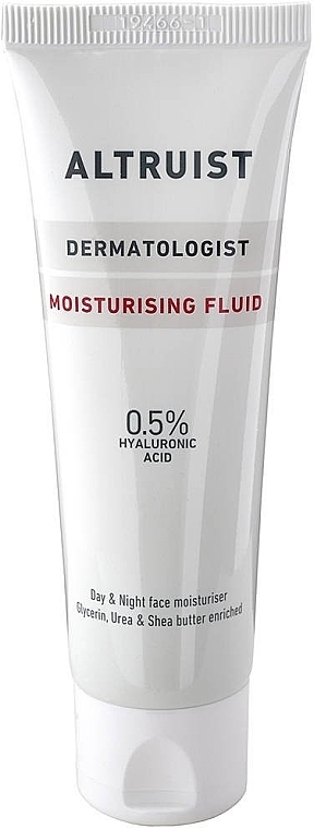 Feuchtigkeitsspendendes Gesichtsfluid mit Hyaluronsäure - Altruist Dermatologist Moisturising Fluid 0.5% Hyaluronic Acid  — Bild N1