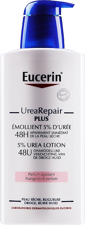Körperlotion mit Spender - Eucerin Urearepair Plus Lotion 5% Fragrance — Bild N1