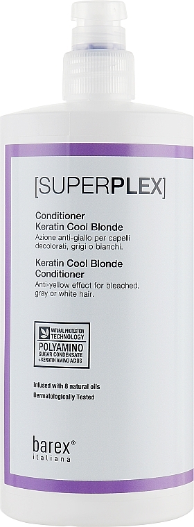 Keratin-Conditioner Kaltes Blond - Barex Italiana Superplex Conditioner Cool Blonde — Bild N3