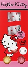 Düfte, Parfümerie und Kosmetik Set - Hello Kitty Bies (Badebombe/3 x 50 g + Socken/1 St.)