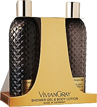 Vivian Grey Ylang & Vanilla - Körperpflegeset (Duschgel 300ml + Körperlotion 300ml)  — Bild N1