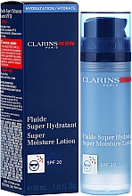 Düfte, Parfümerie und Kosmetik Intensiv feuchtigkeitsspendende Gesichtslotion LSF 20 - Clarins Men Super Moisture Lotion SPF 20