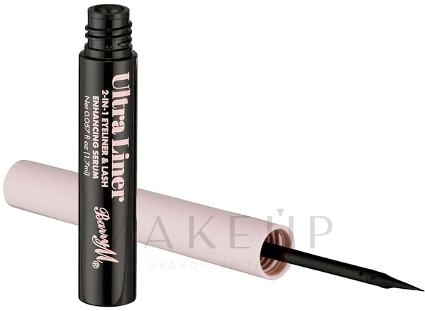 Barry M Ultra Liner 2-in-1 Eyeliner & Lash Enhancing Serum - Barry M Ultra Liner 2-in-1 Eyeliner & Lash Enhancing Serum — Bild Black
