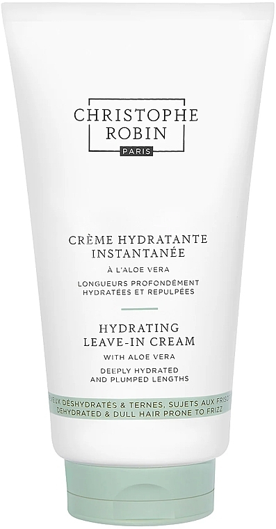 Feuchtigkeitsspendende leave-in Haarcreme mit Aloe vera - Christophe Robin Moisturizing Hydrating Leave-In Cream With Aloe Vera — Bild N1