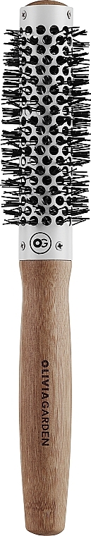 Klimafreundliche runde Bambusbürste - Olivia Garden Healthy Hair Eco-Friendly Bamboo Brush — Foto N1