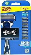 Düfte, Parfümerie und Kosmetik Rasierer + 9 austauschbare Klingen - Wilkinson Sword Hydro 5 Skin Protection