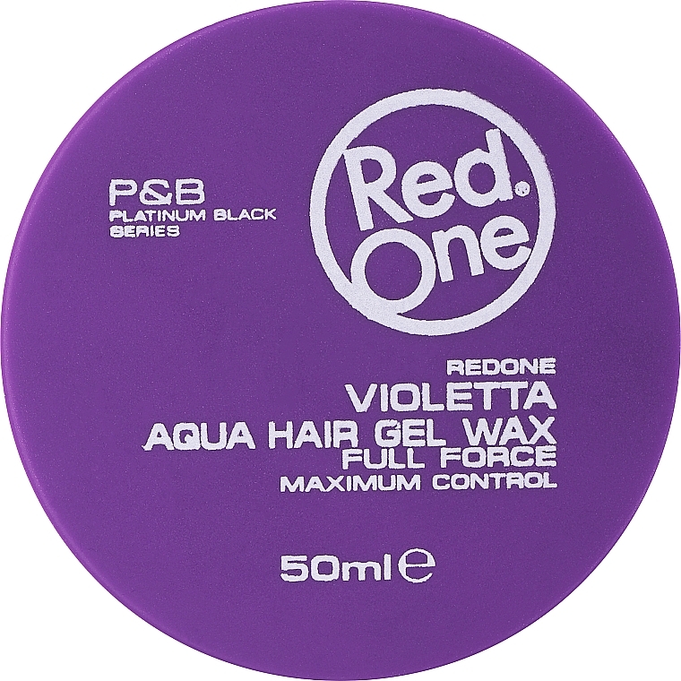 Haarwachs auf Wasserbasis - RedOne Aqua Hair Gel Wax Full Force Violetta — Bild N1