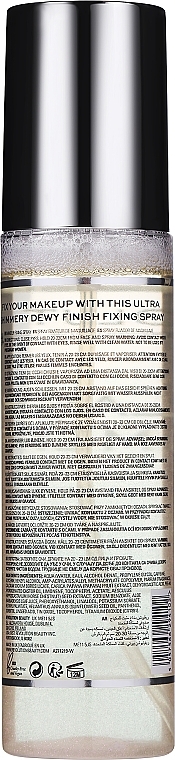 Make-up-Fixierer mit Glow-Effekt - Makeup Revolution Glass Shimmer Fix Setting Spray — Bild N2