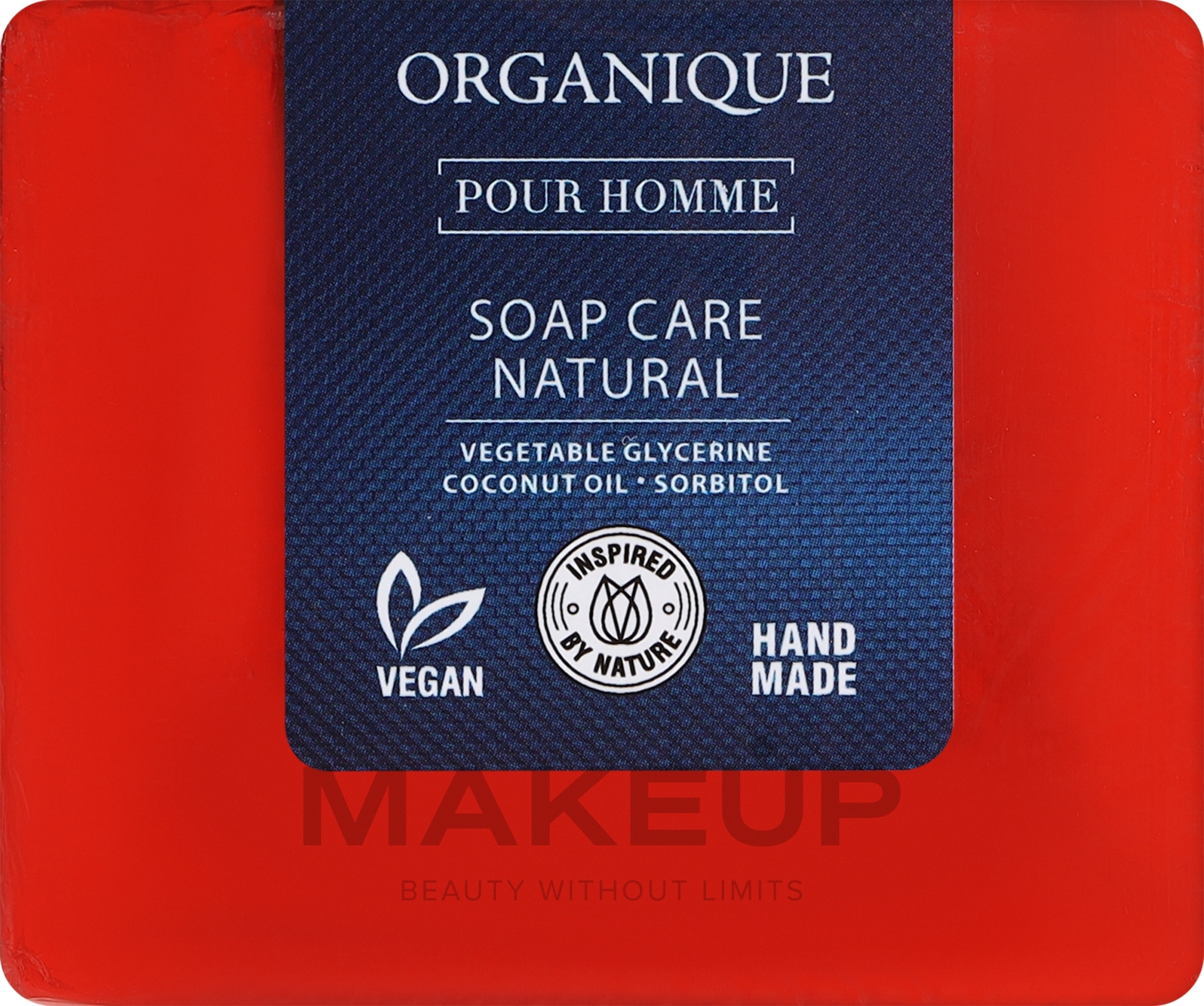 Natürlicher Seifenwürfel - Organique Soaps Pour Homme — Bild 100 g