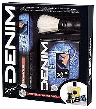Set - Denim Original (shav/cr/100ml + af/shave/lot/100ml + shav/brush) — Bild N2