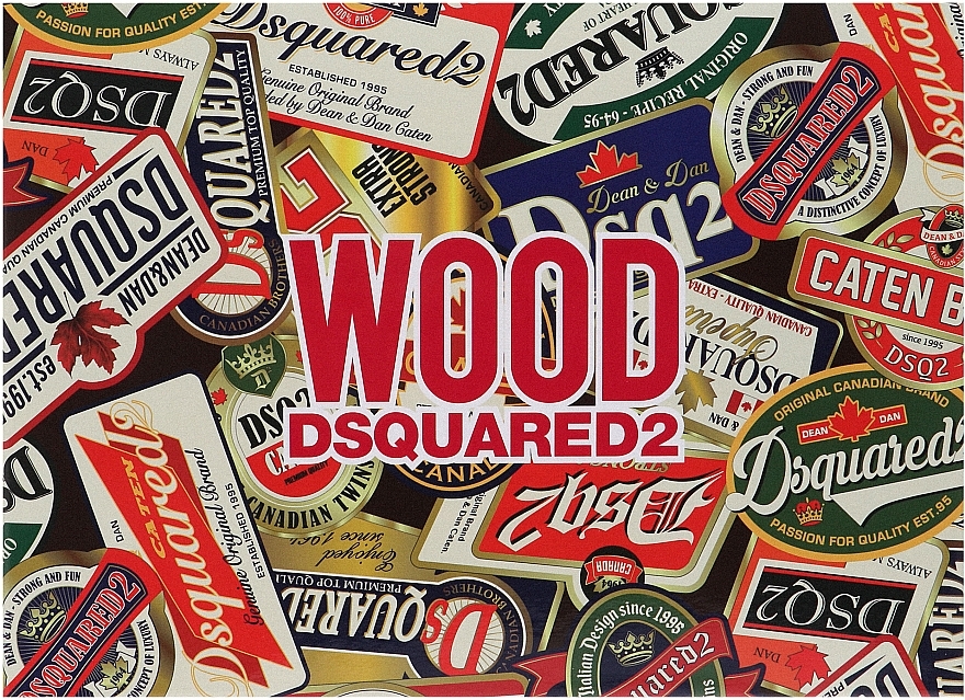 Dsquared2 Wood Pour Homme - Duftset (Eau de Toilette 100ml + Eau de Toilette 10ml + Duschgel 150ml) — Bild N1