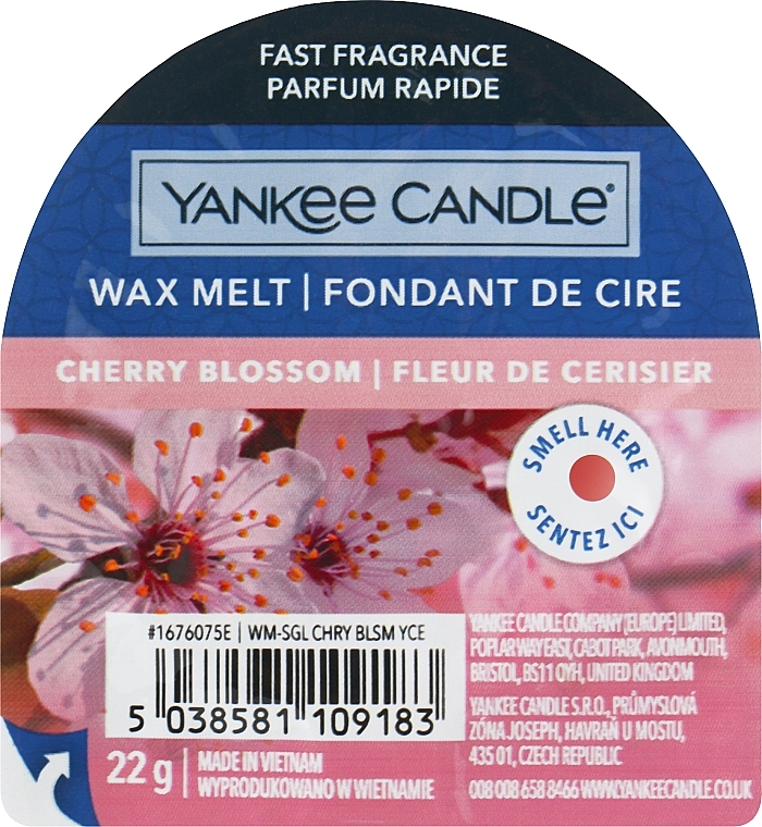 Duftwachs Cherry Blossom - Yankee Candle Wax Melt Cherry Blossom — Bild N1
