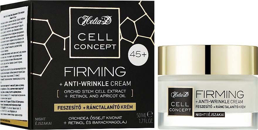 Anti-Falten Nachtcreme für das Gesicht 45+ - Helia-D Cell Concept Cream — Bild N9