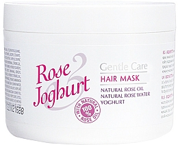 Düfte, Parfümerie und Kosmetik Revitalisierende Haarmaske mit Rosenöl, Rosenwasser und Joghurt - Bulgarian Rose Rose Joghurt Mask