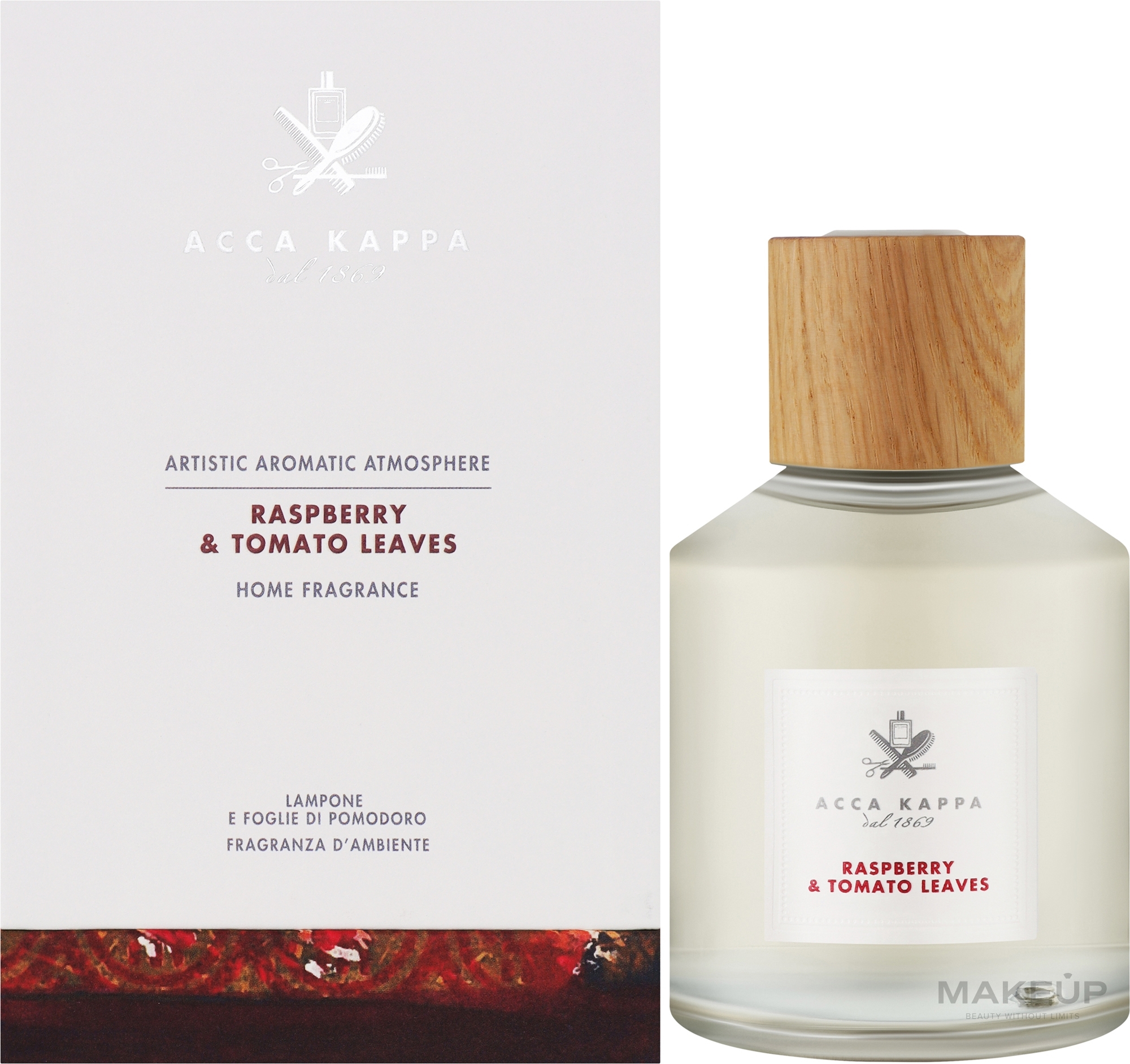 Raumerfrischer Raspberry & Tomato Leaves - Acca Kappa Home Diffuser — Bild 250 ml