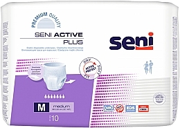 Saugfähige Windelhose für Erwachsene M 80-110 cm 10 St. - Seni Active Plus Medium  — Bild N2