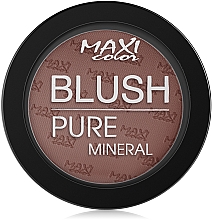 Düfte, Parfümerie und Kosmetik Gesichtsrouge - Maxi Color Mineral Pure