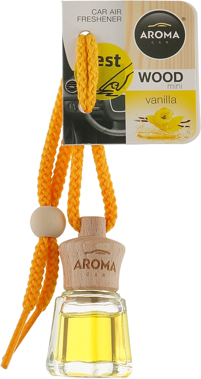 Auto-Lufterfrischer Vanille - Aroma Car Wood Mini Vanilla — Bild N1