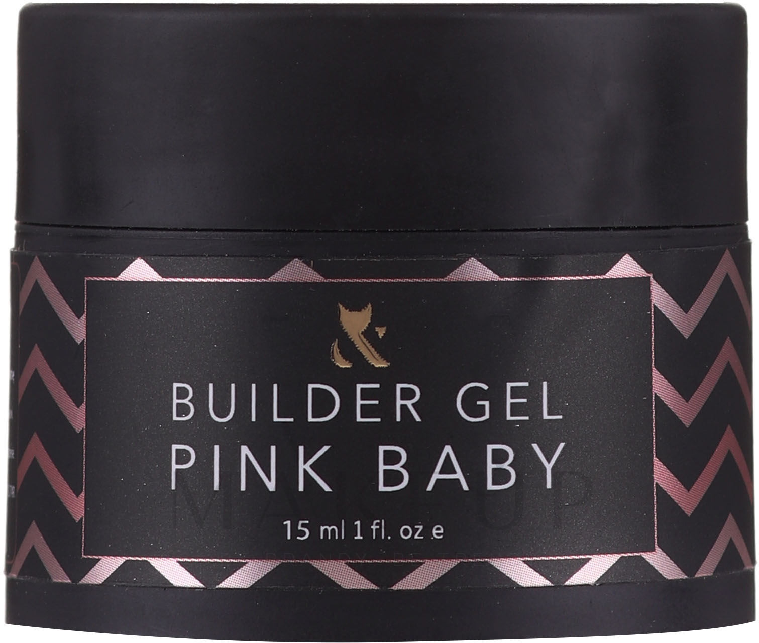 Aufbau-Nagelgel rosa - F.O.X Builder Gel Pink Baby — Foto 15 ml