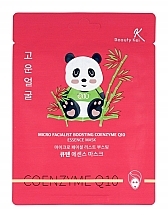 Tuchmaske - Beauty Kei Micro Facialist Boosting Coenzyme Q10 Essence Mask — Bild N1