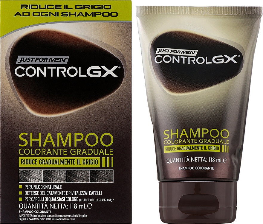 Tönungsshampoo gegen graue Haare - Just For Men Control Gx Grey Hair Reducing Shampoo — Bild N2
