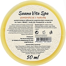 Gesichtsmaske Orange und Kurkuma - Soap&Friends Sauna Vita Spa — Bild N2