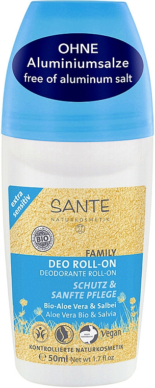 Deo Roll-on für empfindliche Haut - Sante Family Extra Sensitive Deo Roll-On — Bild N1