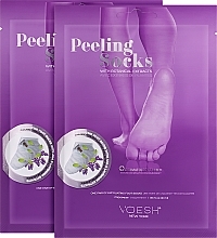 Fußsocken mit Peeling-Effekt - Voesh Peeling Socks Duo — Bild N2