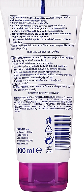 Fußcreme - Astrid Peo Moisturizing Cream — Bild N2