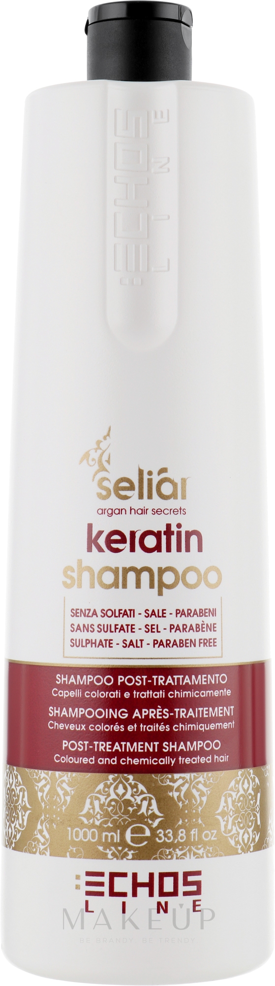 Shampoo mit Keratin - Echosline Seliar Keratin Shampoo  — Bild 1000 ml