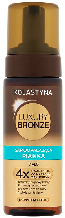 Selbstbräunungsschaum für den Körper - Kolastyna Luxury Bronze Tanning Foam