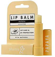 Düfte, Parfümerie und Kosmetik Intensiv feuchtigkeitsspendender Lippenbalsam mit Papayaduft - Pharma Oil Papaya Lip Balm