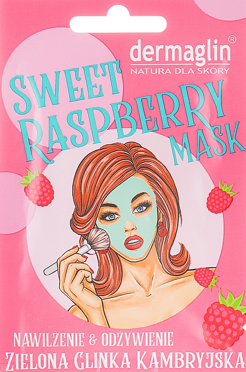 Gesichtsmaske süße Himbeere - Dermaglin Sweet Raspberry Mask — Bild N1