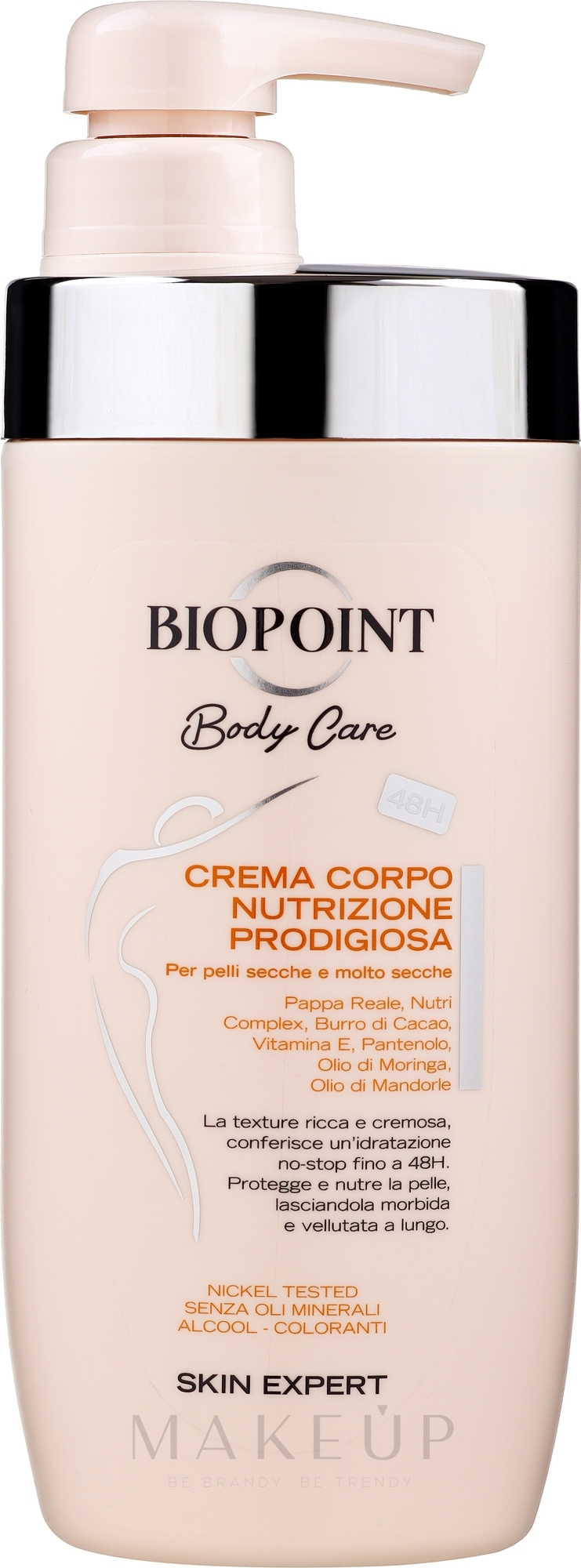 Creme für trockene Körperhaut - Biopoint Body Care Divine Crema Corpo — Bild 500 ml