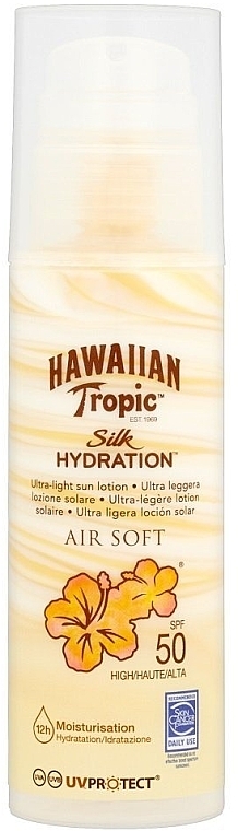 Feuchtigkeitsspendende Sonnenschutzlotion für den Körper SPF 50 - Hawaiian Tropic Silk Hydration Air Soft Lotion SPF 50 — Bild N1